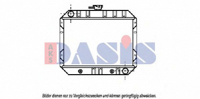 AKS DASIS 090069n -  Радиатор, охлаждение двигателя